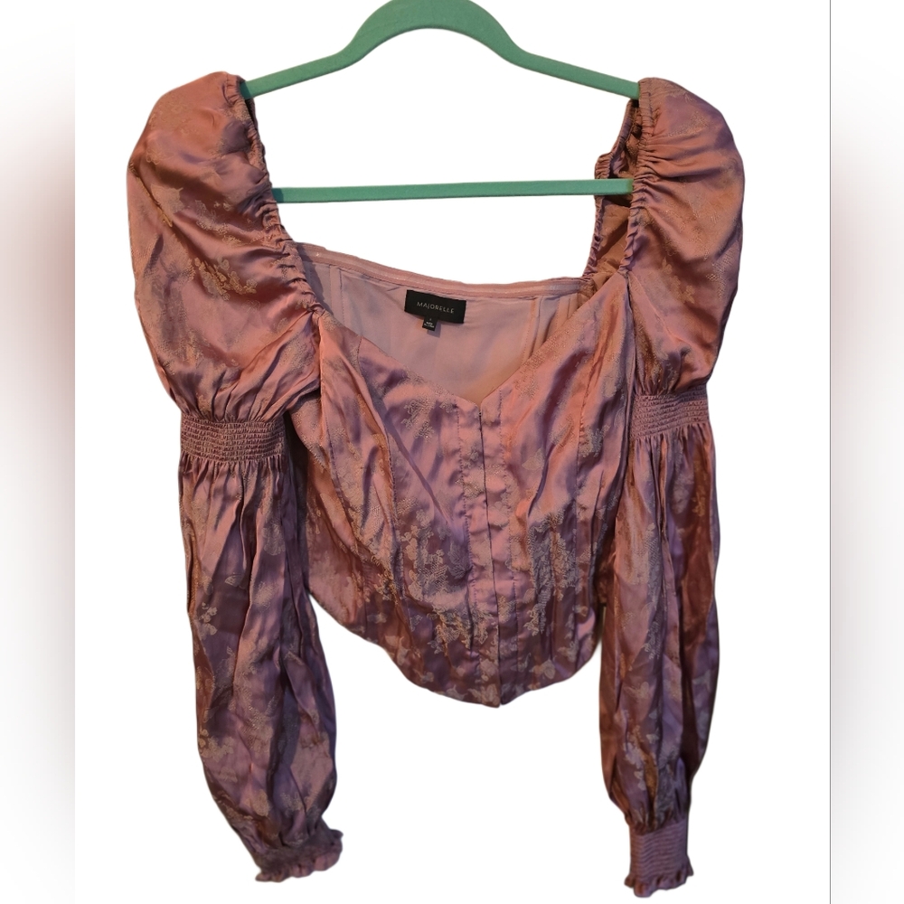 Majorelle Emelye Top in Pink - Picture 3 of 9